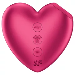   Satisfyer Cutie Heart - stimulátor klitorisu s tlakovými vlnami (růžový)