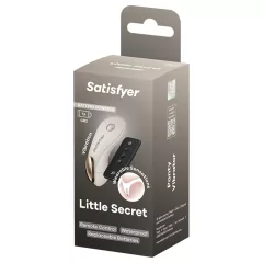   Satisfyer Little Secret - nositelné vibrační kalhotky (bílé)