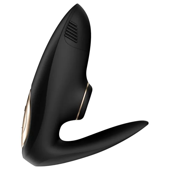 Satisfyer Pro 4 Couples - párový vibrátor s tlakovými vlnami - černý