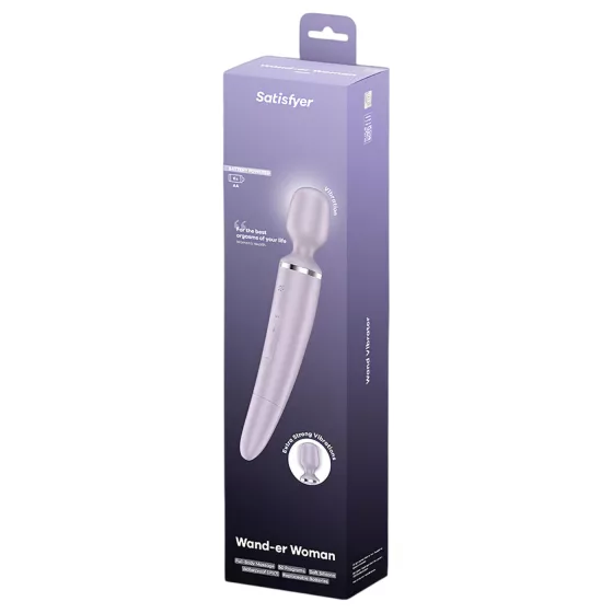 Satisfyer Wand-er Women - masážní vibrátor (fialový)