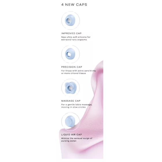 Satisfyer Pro 2 Gen4 - aplikací řízený stimulátor klitorisu s tlakovými vlnami (modrý)