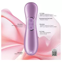   Satisfyer Pro 2 Gen4 - Aplikací řízený stimulátor klitorisu s tlakových vln (fialový)