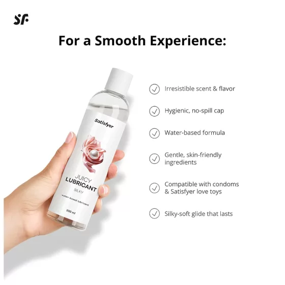 Satisfyer Juicy Silky - lubrikant na vodní bázi (300 ml)
