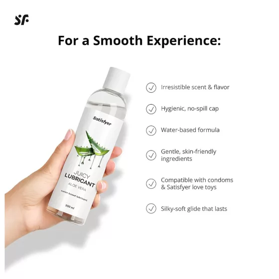 Satisfyer Juicy Aloe Vera - lubrikační gel s aloe vera (300 ml)