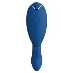   Womanizer Duo 2 - vodotěsný vibrátor bodu G a stimulátor klitorisu (modrý)