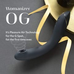 Womanizer OG - dobíjecí 2v1 vzduchový vibrátor (černý)