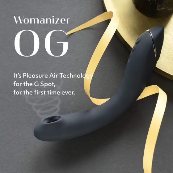 Womanizer OG - dobíjecí 2v1 vzduchový vibrátor (černý)
