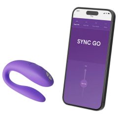   We-Vibe Sync Go - párový vibrátor - chytrý, dobíjecí - fialový