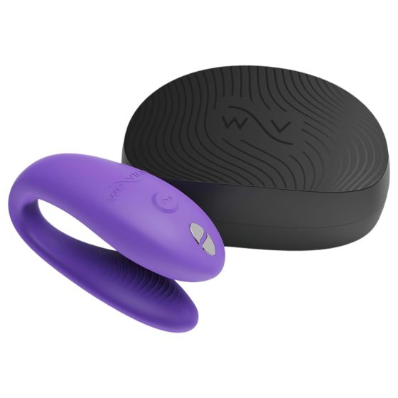 We-Vibe Sync Go - chytrý, dobíjecí párový vibrátor (fialový)