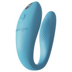   We-Vibe Sync Go - párový vibrátor - chytrý, dobíjecí - tyrkysový