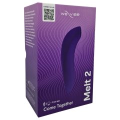   We-Vibe Melt 2 - chytrý stimulátor klitorisu s vlnami vzduchu - fialový