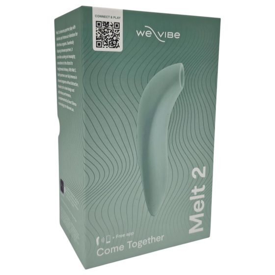 We-Vibe Melt 2 - chytrý stimulátor klitorisu s tlakovými vlnami (tyrkysový)