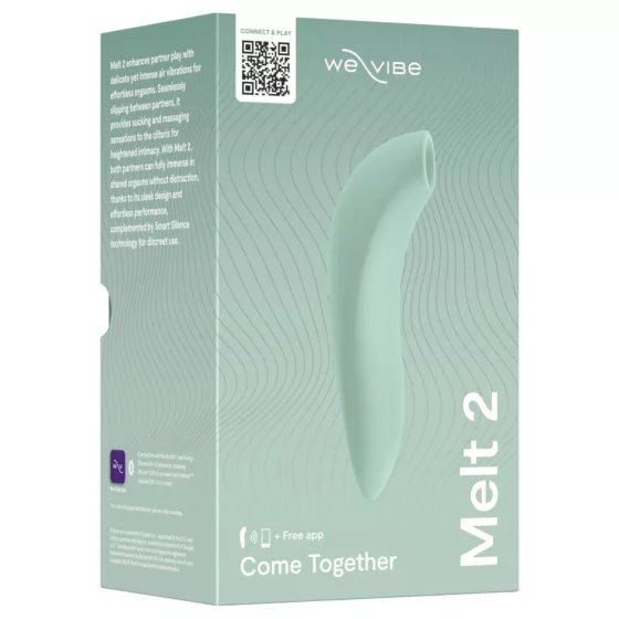 We-Vibe Melt 2 - Vzduchový stimulátor klitorisu ovládaný aplikací (tyrkysový)