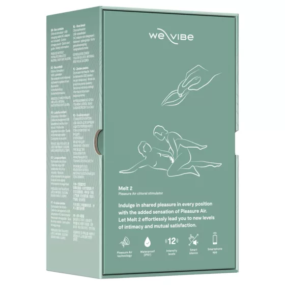 We-Vibe Melt 2 - Vzduchový stimulátor klitorisu ovládaný aplikací (tyrkysový)