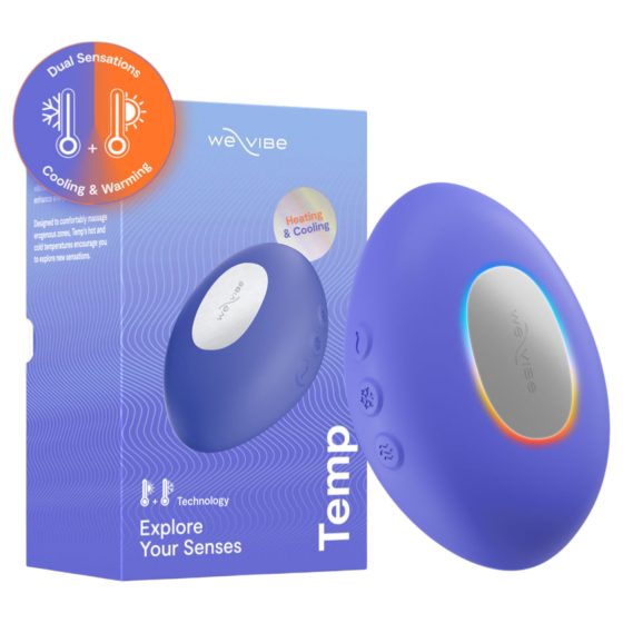 We-Vibe Temp - chladicí a hřejivý stimulátor klitorisu (modrý)
