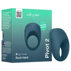   We-Vibe Pivot 2 - vibrační kroužek na penis ovládaný aplikací pro muže (modrý)