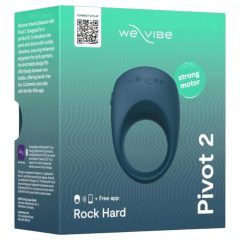   We-Vibe Pivot 2 - chytrý vibrační erekční kroužek - modrý