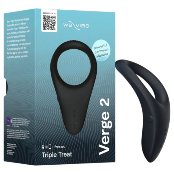 We-Vibe Verge 2 - vibrační erekční kroužek - chytrý - černý