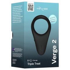   We-Vibe Verge 2 - vibrační erekční kroužek - chytrý - černý