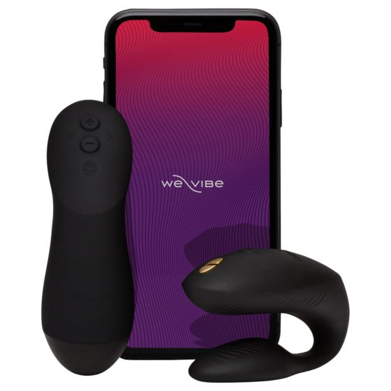 We-Vibe Chorus Pro - párový vibrátor - chytrý, s dálkovým ovládáním - černý