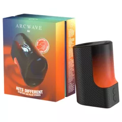   Arcwave Air - vzduchovými vlnami stimulující, roztažitelný akumulátorový masturbátor (černý)