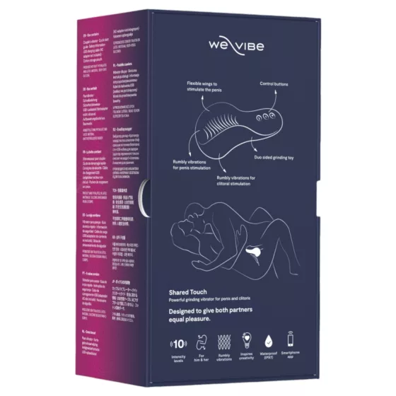 We-Vibe Shared Touch - chytrý párový vibrátor (fialový)