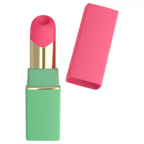 Womanizer Beauty - stimulátor klitorisu s vlnami vzduchu ve tvaru rtěnky (zelený)