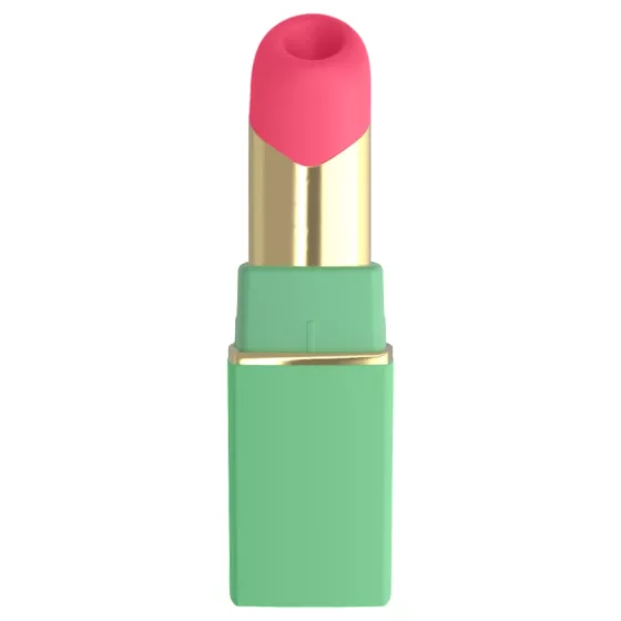 Womanizer Beauty - stimulátor klitorisu s vlnami vzduchu ve tvaru rtěnky (zelený)