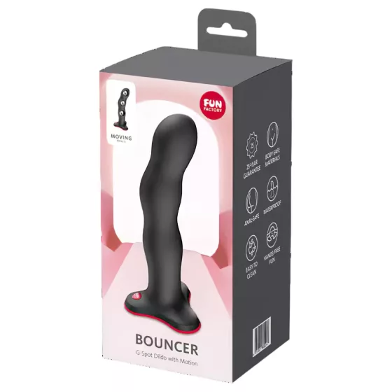 Fun Factory Bouncer - zatížené dildo na bod G (černé)