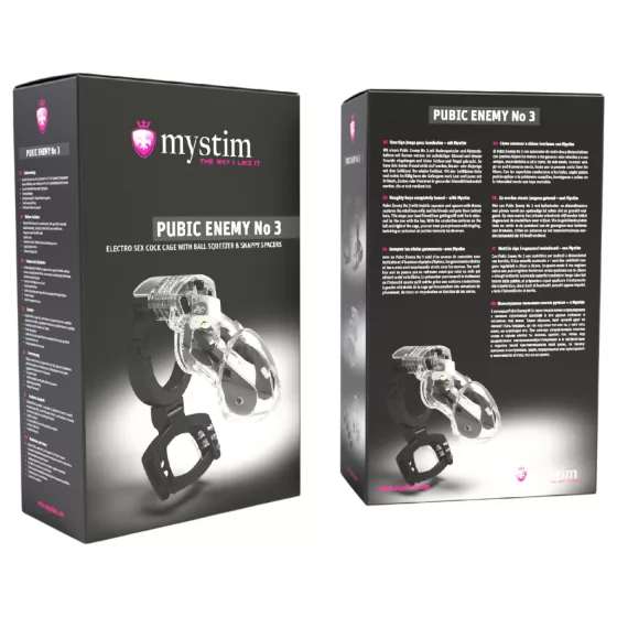 mystim Public Enemy č. 3 - elektro penisová klec