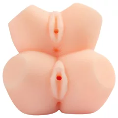   TAMASHII Mother and Daughter - hentai dvojitý vaginální masturbátor (přírodní)