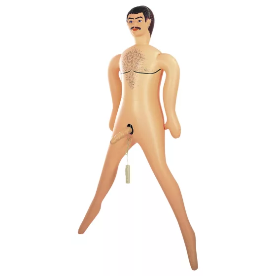 NMC Big John - nafukovací muž s vibrátorem - realistický latex