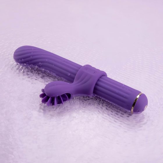 Magic Stick - vibrátor s vyměnitelnými nástavci (fialový)