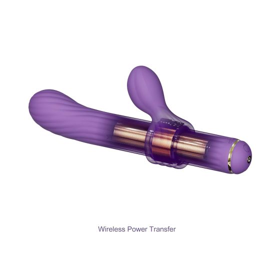 Magic Stick - vibrátor s vyměnitelnými nástavci (fialový)