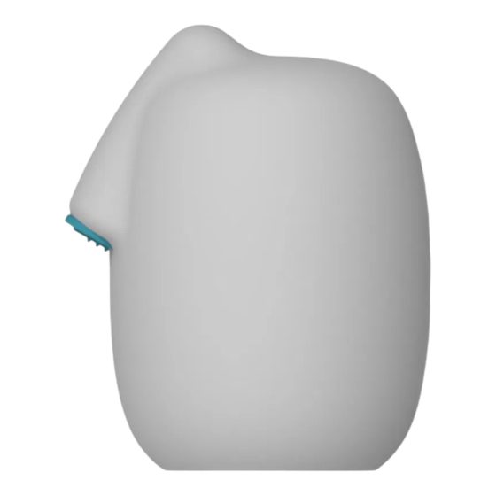 VIBEGGS Candy Curves - vibrační vajíčko masturbátor (bílé)