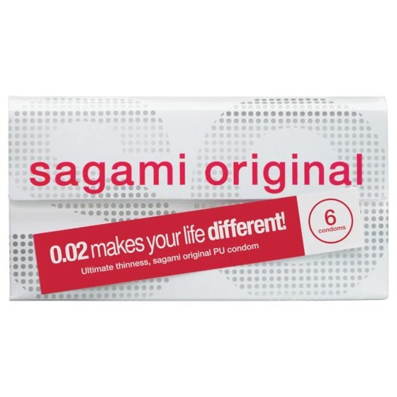 Sagami Original 0.02 - kondom - ultra tenký - 55mm (6ks)