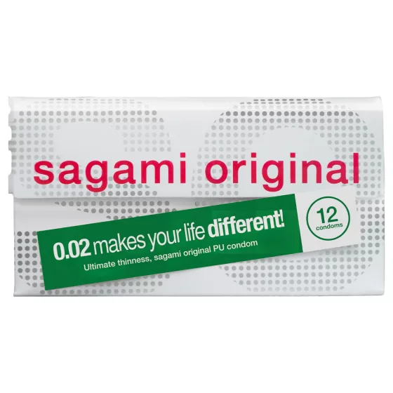 Sagami Original 0,02 - kondom - 55 mm (12 ks)
