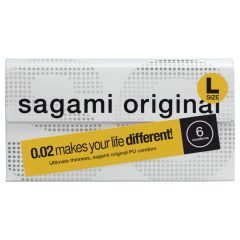 Sagami Original 0.02 L - kondom - 58mm (6 ks)