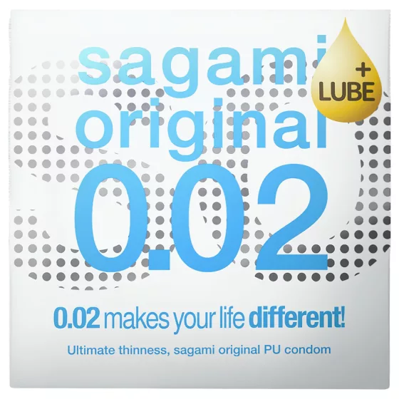 Sagami Original 0,02 - extra lubrikovaný kondom - 55mm - 1 ks