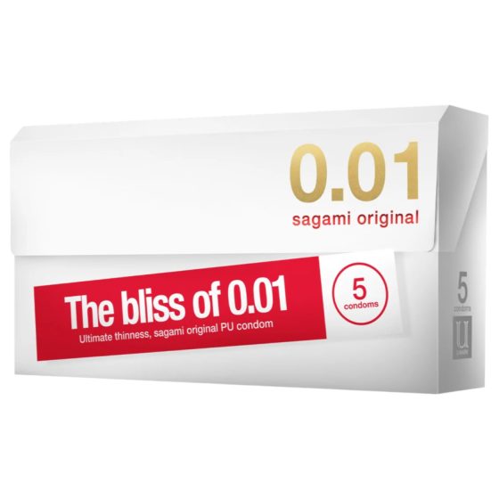 Sagami Original 0.01 - kondom - extra tenký - 55mm (5ks)