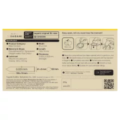  Sagami Original 0,02 XL - kondom - extra velký - 61mm - 12 ks