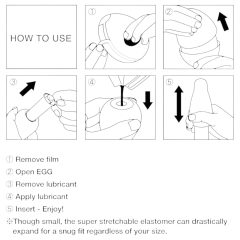 TENGA Egg Tube - vajíčkový masturbátor (1 ks)