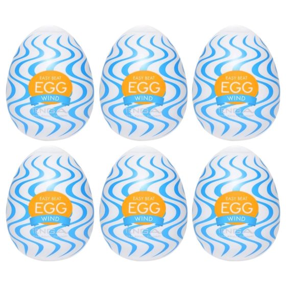 TENGA Egg Wind - masturbátor ve tvaru vajíčka - sada 6 ks