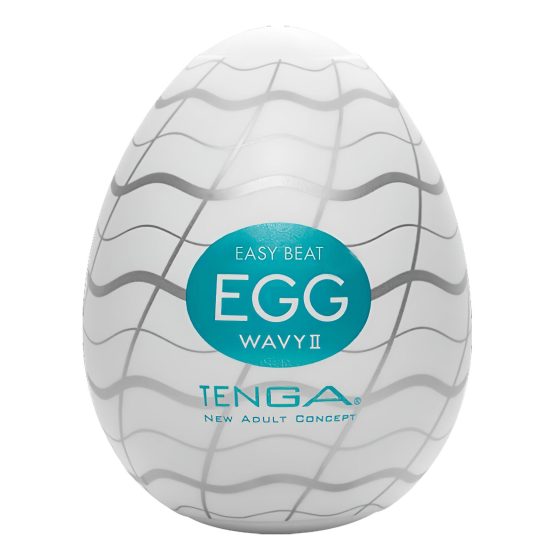 TENGA Egg Wavy II - vlnitý masturbátor ve tvaru vajíčka (1 ks)