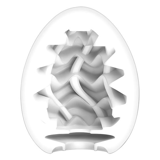 TENGA Egg Wavy II - vlnitý masturbátor ve tvaru vajíčka (1 ks)
