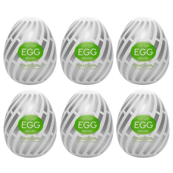 TENGA Egg Brush - vejce masturbátor (6 ks)