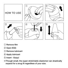 TENGA Egg Brush - vajíčko masturbátor - sada 6 kusů