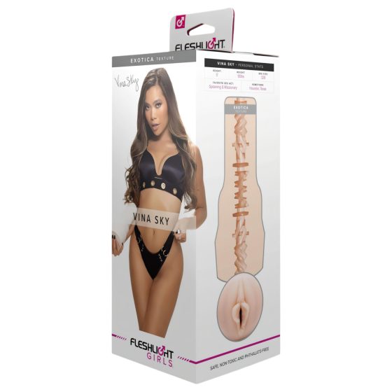 Fleshlight Vina Sky Exotica - realistická umělá vagína - tělová barva