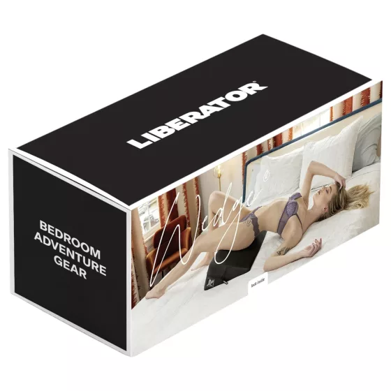 Liberator Wedge - klínový sexuální polštář (černý)