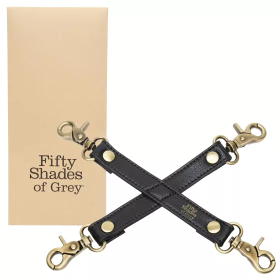 Fifty Shades of Grey - poutací kříž - černý